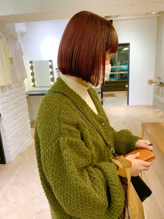 ミディアム LOREN＋透明感 オリーブhirokoのヘアスタイル