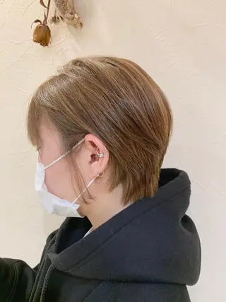 ショート 似合わせカラー/艶 髪質改善/ヨシザキのヘアスタイル