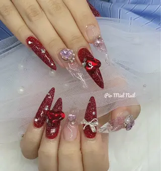 ネイル HANA 長さだしのネイルデザイン