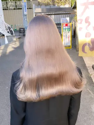 ロング 💛ムラ修正ブリーチ 💛YUUのヘアスタイル