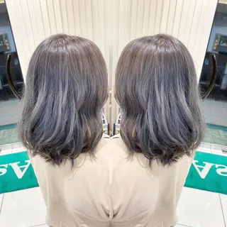 ミディアム 髪質改善カラー/店長 宮内秀峰のヘアスタイル