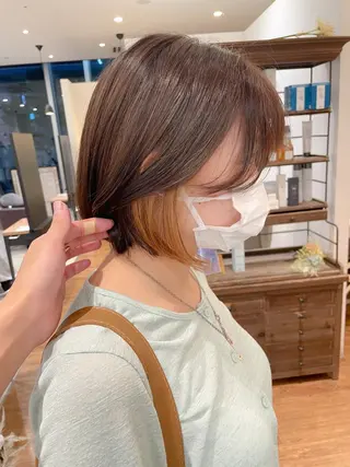 ショート カラー 髪質改善/ブリーチ 田代 龍我のヘアスタイル