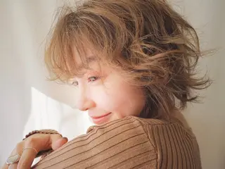 セミロング カラー パーマ ヘアアレンジ newi grande 横浜店のヘアスタイル