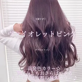 ミディアム カラー ヘアアレンジ メンズ キッズ ネイル マツエク・マツパ ♡モテ髪/似合わせ♡ 透明感/JUICE♡のヘアスタイル