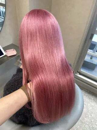 ロング カラー 新宿/韓国ヘア 中明度カラー/かやのヘアスタイル