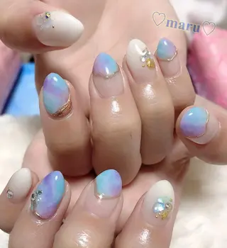 ネイル まるみ ♡のネイルデザイン
