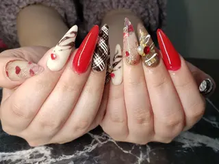 ロング ネイル クロキ 。のネイルデザイン