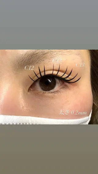 マツエク・マツパ Bell Cocoru所属・kana .のマツエク・マツパデザイン