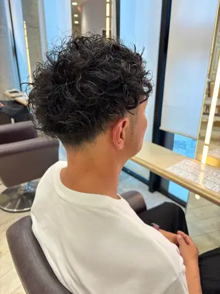 パーマ メンズ サソウ ユリエ🥥のヘアスタイル