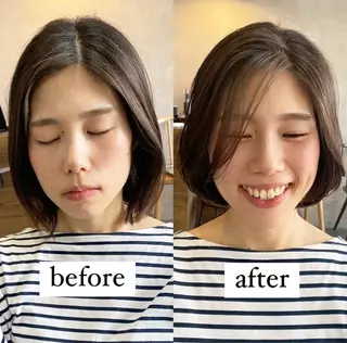 ミディアム enx academyのヘアスタイル