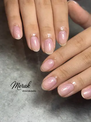 ネイル Kurobuchi パラジェル長さだしのネイルデザイン