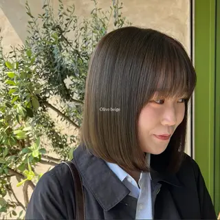 ミディアム カラー an.nico所属・レイヤー/透明感艶 カラー丸山ななほのヘアスタイル