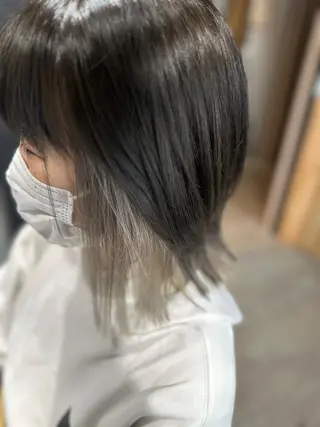ミディアム カラー Re:nk hair&relaxのヘアスタイル