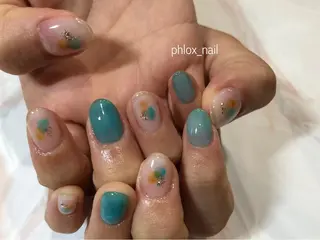 ネイル s/w ＿shokoのネイルデザイン