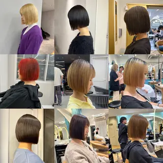 ショート カラー 池袋/似合わせ/縮毛 髪質改善【ugen】のヘアスタイル