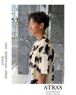 パーマ メンズ ATRAS所属・パーマエキスパート 🧑‍🦱WALLYのヘアスタイル