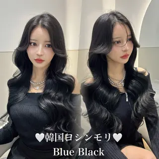 ロング カラー ヘアアレンジ 🩷韓国ヘア/ヨシン モリ🩷Maikaのヘアスタイル