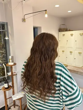 ロング パーマ yu- naのヘアスタイル