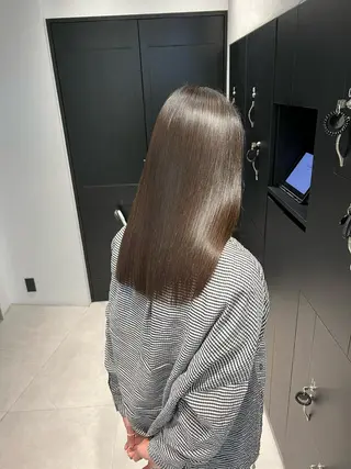 ロング 縮毛矯正　野口 恵のヘアスタイル