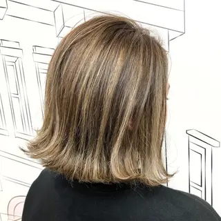 ミディアム カラー レイヤー⭐️カラー ⭐️平川雅史のヘアスタイル