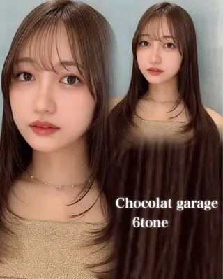 ミディアム ❤️ブリーチ/暖色/ 韓国レイヤー/優希のヘアスタイル