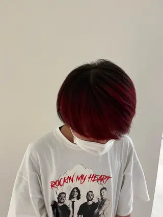 カラー 宇佐美佳／美髪 ストレート/縮毛矯正のヘアスタイル