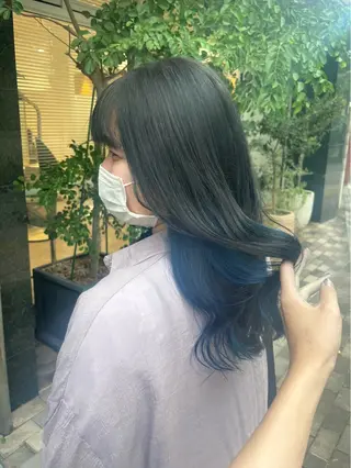 セミロング カラー charer eye salon所属・マブチ キサラのマツエク・マツパデザイン