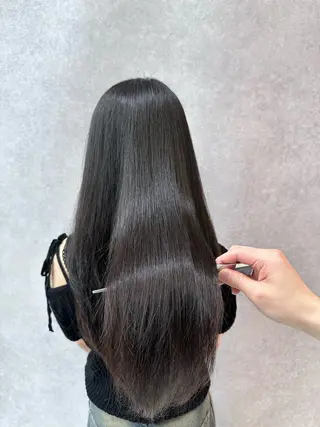 ロング 🔸縮毛矯正/髪質 改善カラー石崎🔸のヘアスタイル