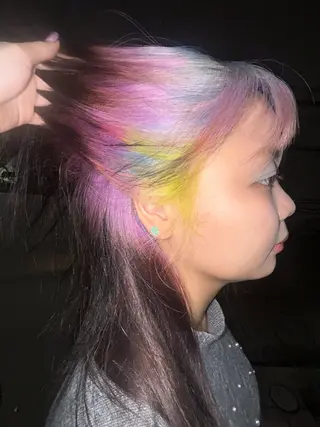 セミロング カラー cope’u ROWEN所属・🪽デザインカラー/ ブリーチ/陽向🪽のヘアスタイル