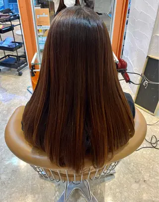 ロング うしだ かおるのヘアスタイル