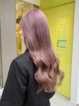 ロング カラー 髙橋 かすみのヘアスタイル