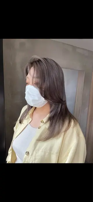 ミディアム カラー hayaka todaのヘアスタイル