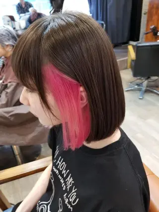 ショート カラー bathair  所属・bathair 持田侑祐のヘアスタイル