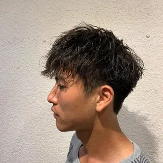 パーマ スパイキーパーマ 柏NO1 藤本葉のヘアスタイル