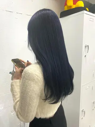 ロング カラー ヘアアレンジ メンズ ササキカズマ〻透明感 〻色落ち〻赤み消しのヘアスタイル
