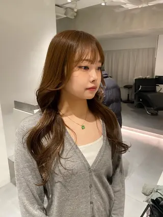 ロング カラー lulu.表参道所属・似合わせレイヤー✨️ RIEのヘアスタイル