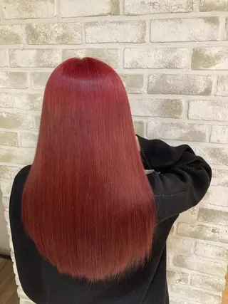 ミディアム カラー seta新宿所属・髪質改善/縮毛矯正 芹沢のヘアスタイル