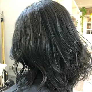 ミディアム カラー カラー特化美容師 なかもと たつひろのヘアスタイル