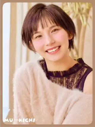 ショート mu-kichi 吉祥寺所属・白石枝梨🌈 mu-kichi🌈のヘアスタイル
