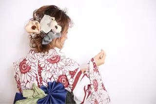 セミロング ヘアアレンジ 《カメレオン》 西田美輝のヘアスタイル