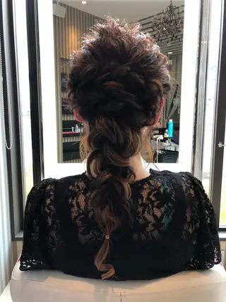 ロング ヘアアレンジ U&i所属・大塚 貴之のヘアスタイル