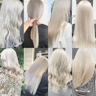 ロング カラー GiseL アンリのヘアスタイル