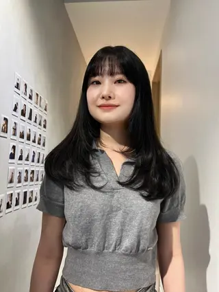 ロング カラー ヘアアレンジ FILMS所属・FILMS熊取谷 花のヘアスタイル