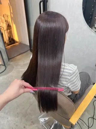 セミロング カラー YUI ハイトーンカラーのヘアスタイル