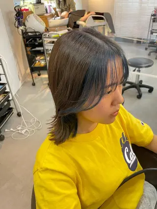 ミディアム トレンド透明感カラー ☘️大貫 昂涼🐹のヘアスタイル