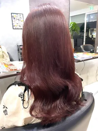 セミロング カラー Beginning所属・エガワ ミヤビのヘアスタイル