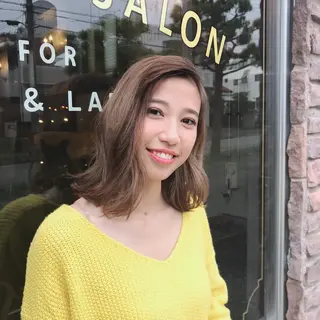 ミディアム カラー パーマ ヘアアレンジ CACETTE所属・タナハラ クミコのその他イメージ