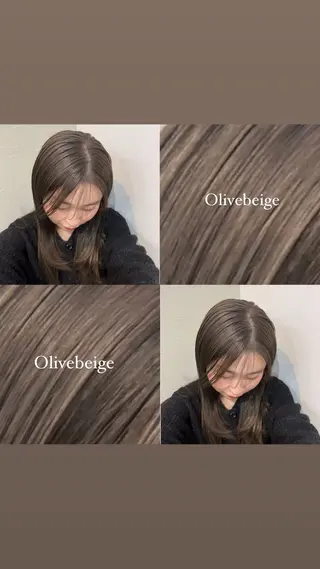 セミロング 透明感カラー🤎/ ツヤカラー/さくらのヘアスタイル