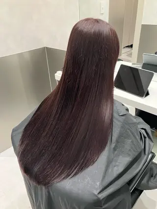 ロング カラー GO TODAY SHAIRE SALON原宿vita店舗所属・💖ブリーチなし透明 感💖ASAHIのヘアスタイル