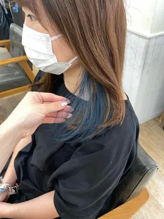 ロング カラー パーマ ヘアアレンジ メンズ ネイル マツエク・マツパ 横浜Bob美容師🤎 ERINAのヘアスタイル